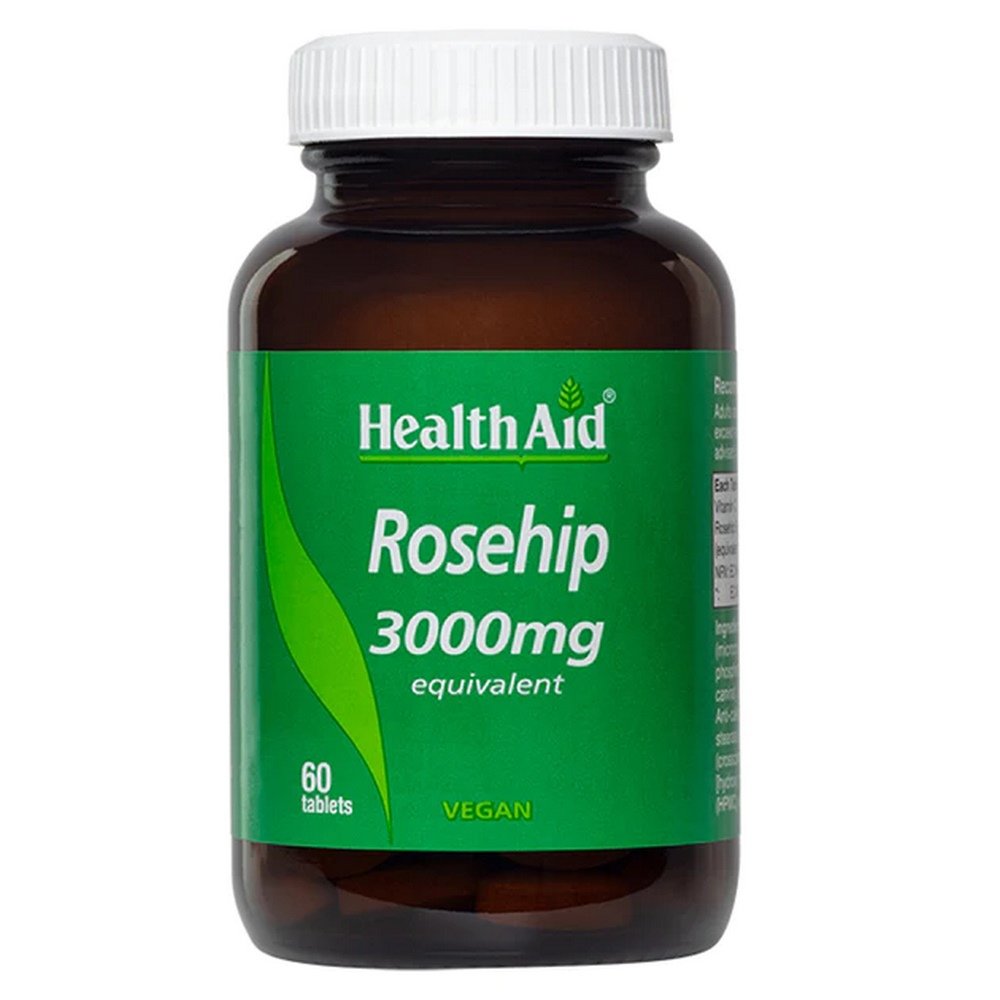 Health Aid Rosehip 3000mg Συμπλήρωμα Διατροφής με Τριαντάφυλλο για το Ανοσοποιητικό Σύστημα, 60 ταμπλέτες