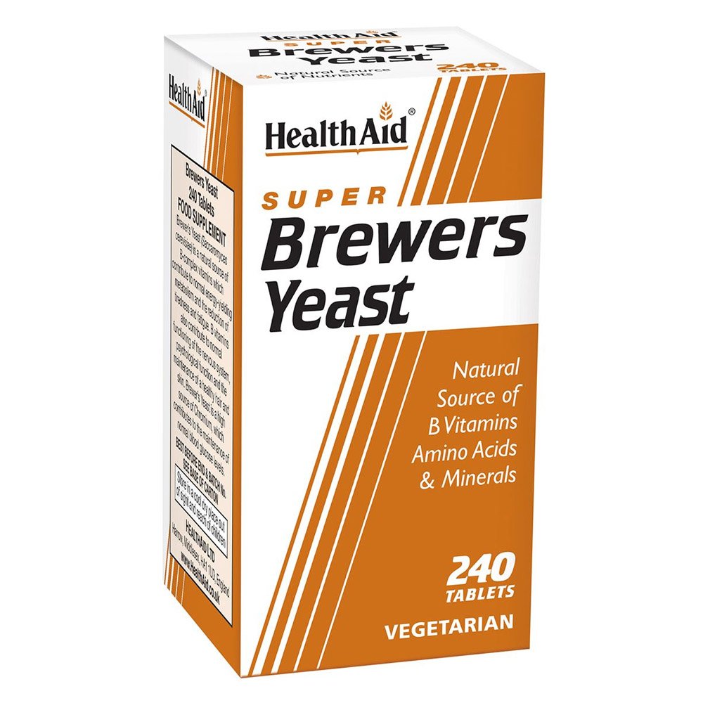 Health Aid Brewers Yeast Μαγιά Μπύρας 300mg, 240 tabs