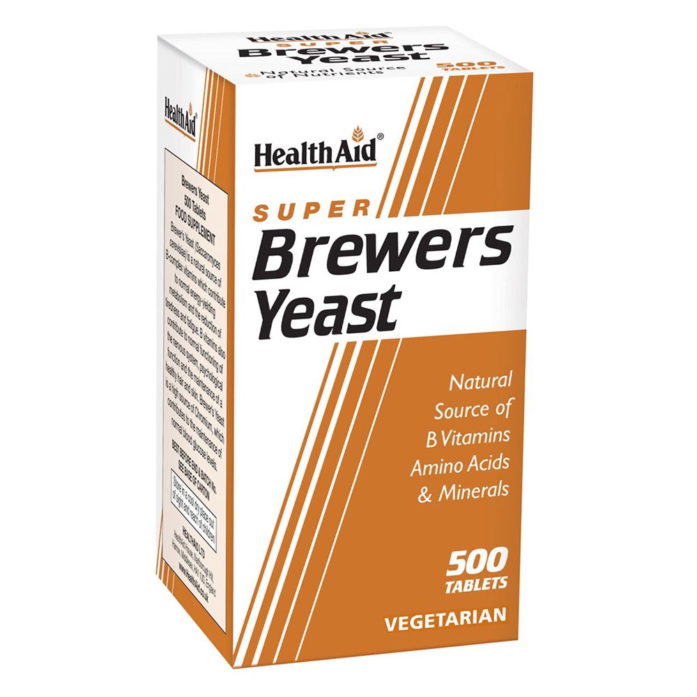 Health Aid Brewers Yeast Μαγιά Μπύρας 300mg, 500tabs