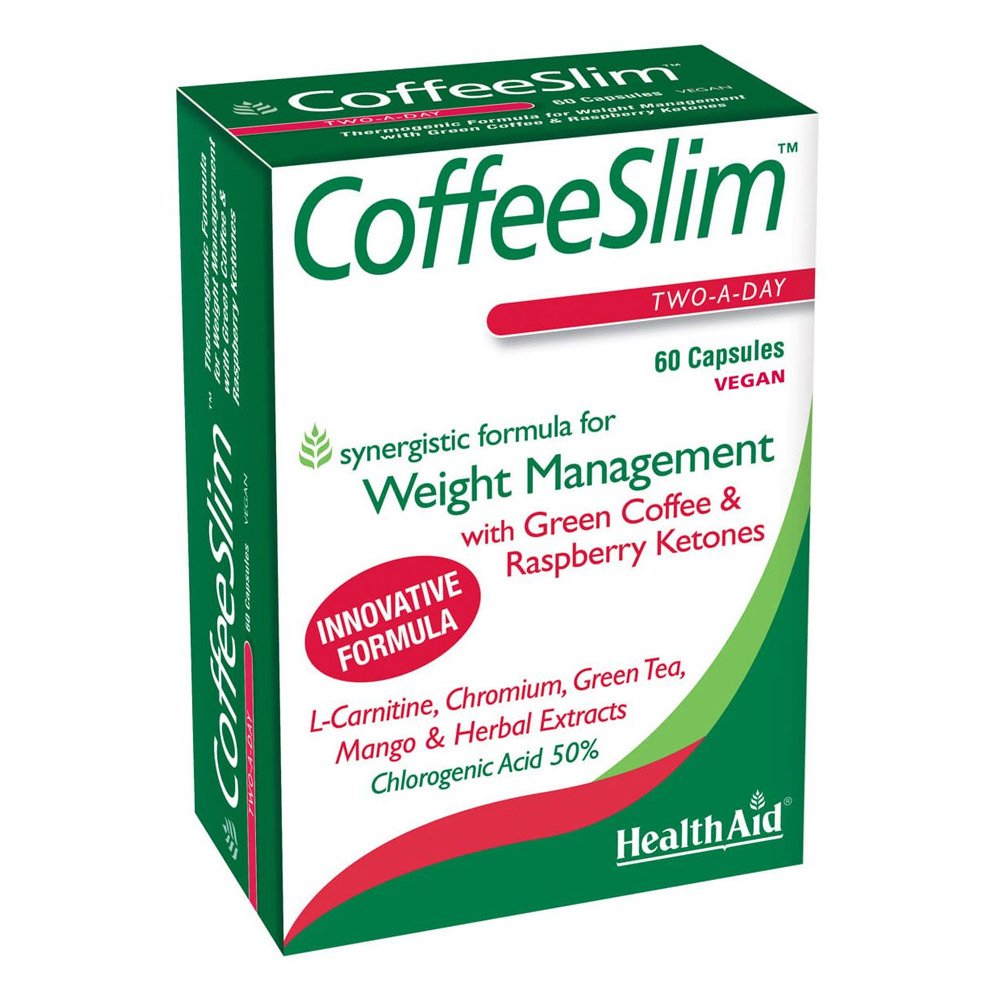 Health Aid Coffeeslim Συμπλήρωμα Διατροφής με Πράσινο Καφέ για Αδυνάτισμα, 60caps