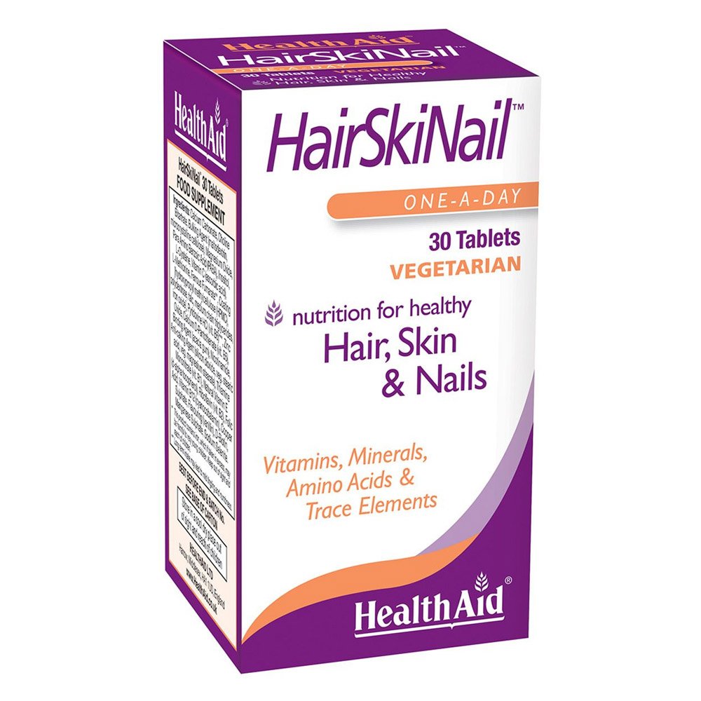 Health Aid Hair, Skin, Nail Formula Συμπλήρωμα Διατροφής για Υγιή Μαλλιά, Νύχια και Δέρμα, 30tabs