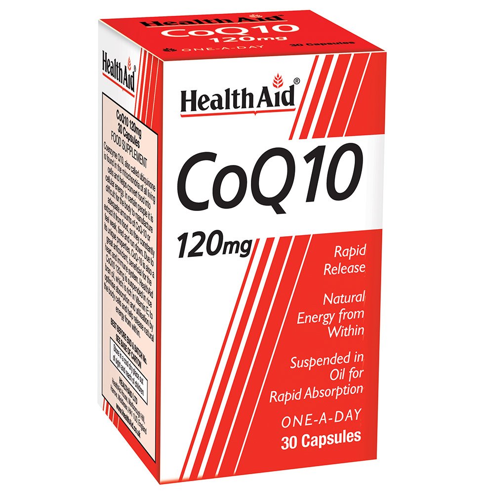 Health Aid CO-Q-10 120mg, 30caps