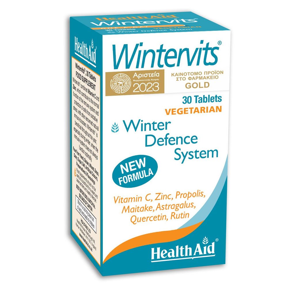 Health Aid Wintervits Χειμερινή Προστασία για Δυνατό Ανοσοποιητικό, 30tabs