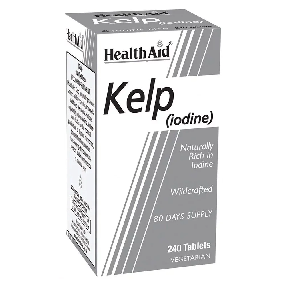 Health Aid Kelp lodine Συμπλήρωμα Διατροφής για Φυσική Λήψη Ιωδίου, 240tabs Health Aid Kelp lodine Συμπλήρωμα Διατροφής για Φυσική Λήψη Ιωδίου, 240tabs
