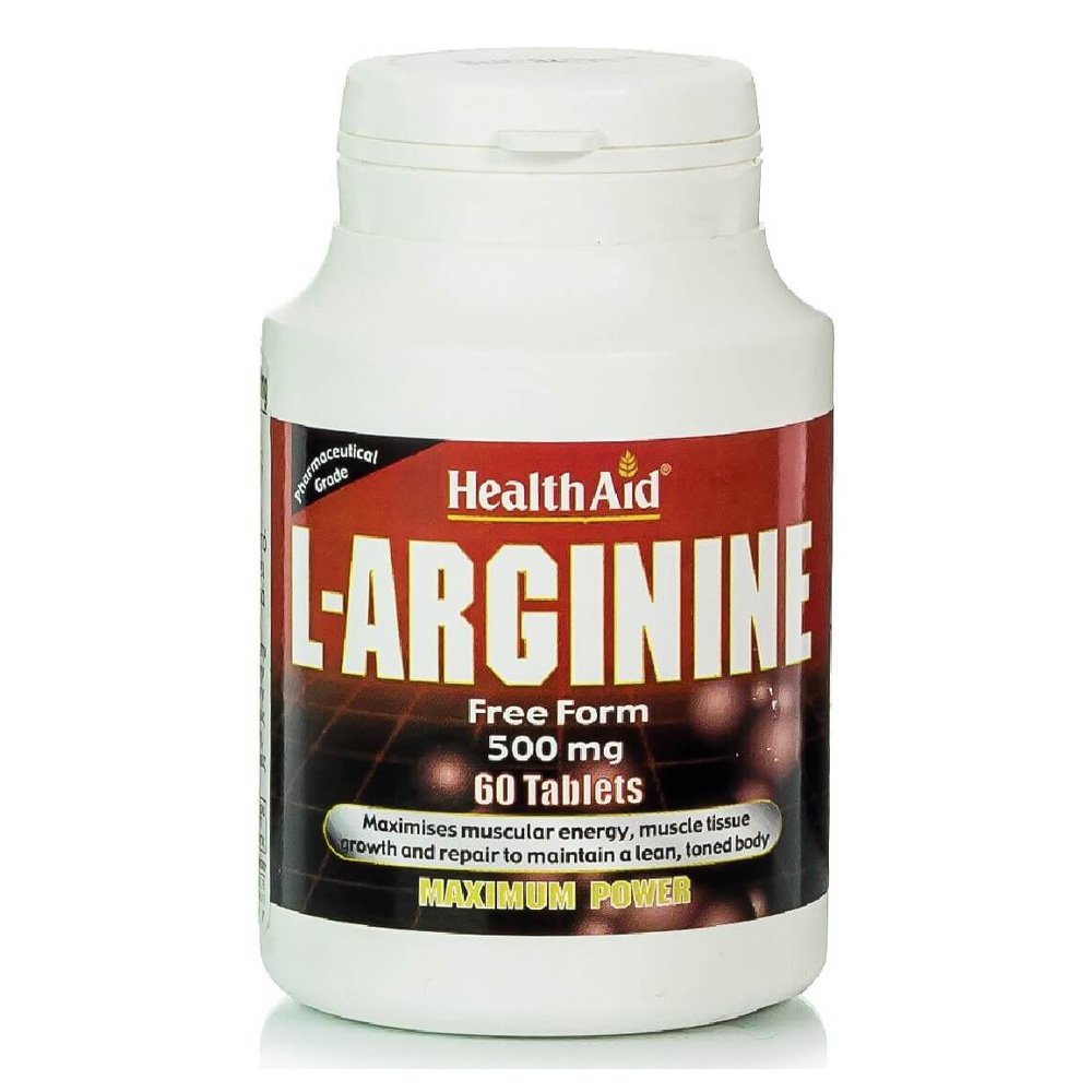 Health Aid L-Arginine 500mg, 60tabs
