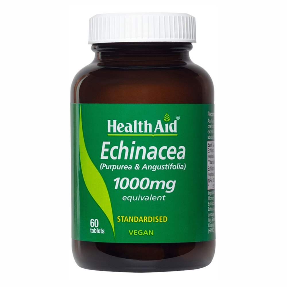 Health Aid Echinacea 1000mg Συμπλήρωμα Διατροφής με Εχινάκεια για Τόνωση Ανοσοποιητικού, 60tabs