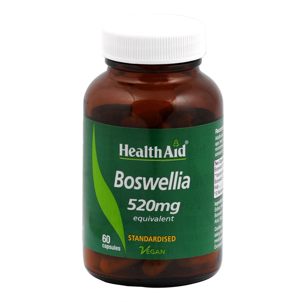 Health Aid Boswelia 520mg Wild Herbs Συμπλήρωμα Διατροφής με Βότανα για τα Οστά & της Αρθρώσεις, 60 κάψουλες