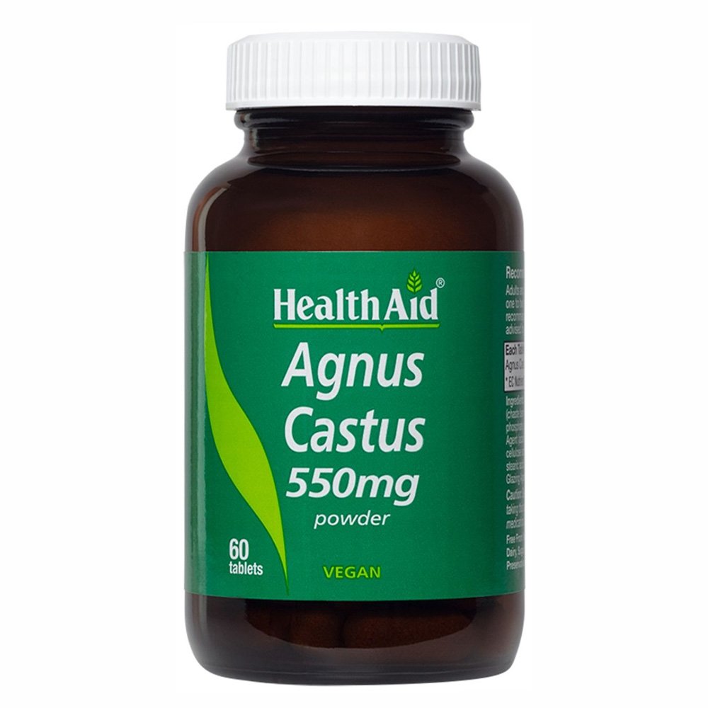 Health Aid Agnus Castus 550mg για την Ισορροπία του Γυναικείου Κύκλου, 60tabs