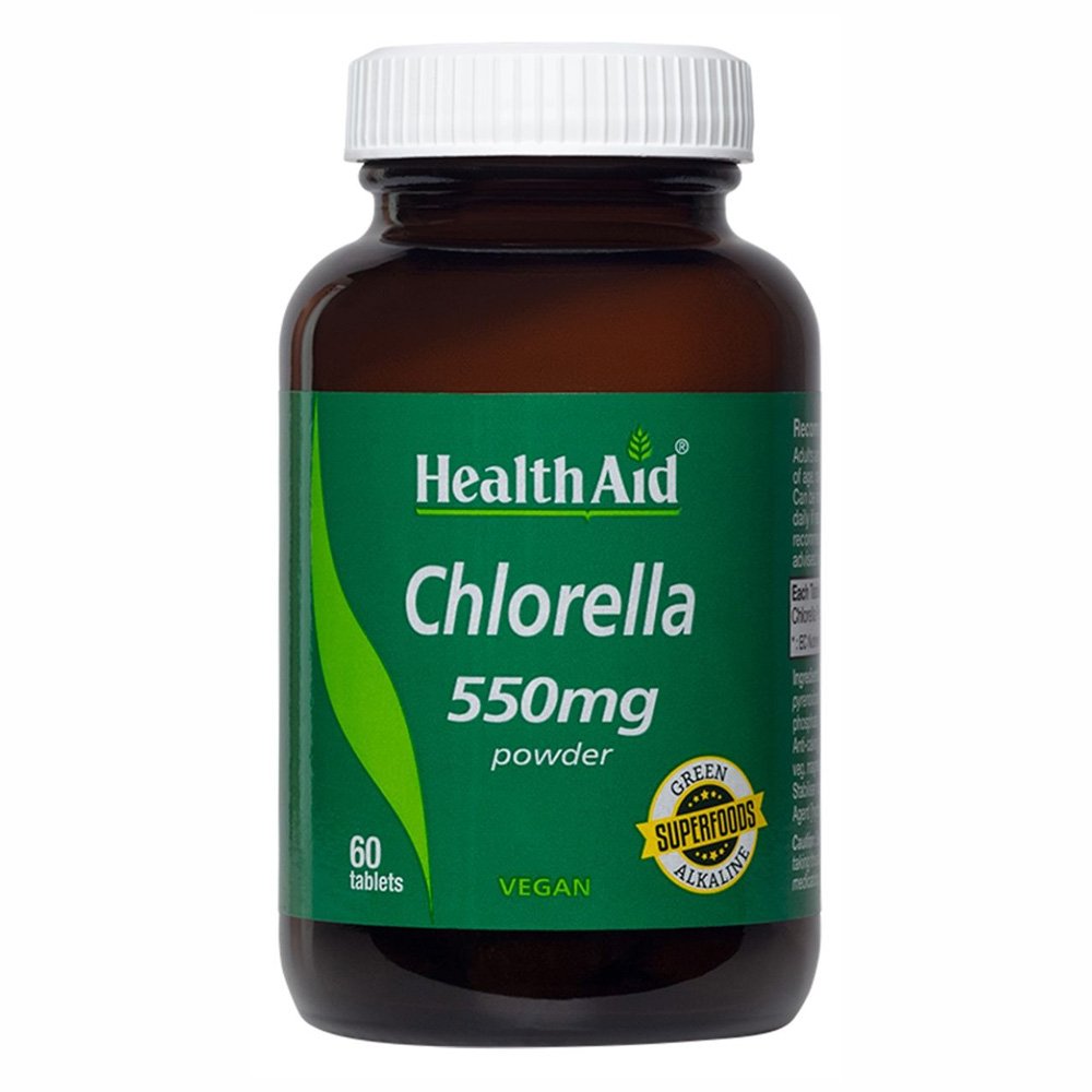 Health Aid Chlorella 550mg, 60tabs