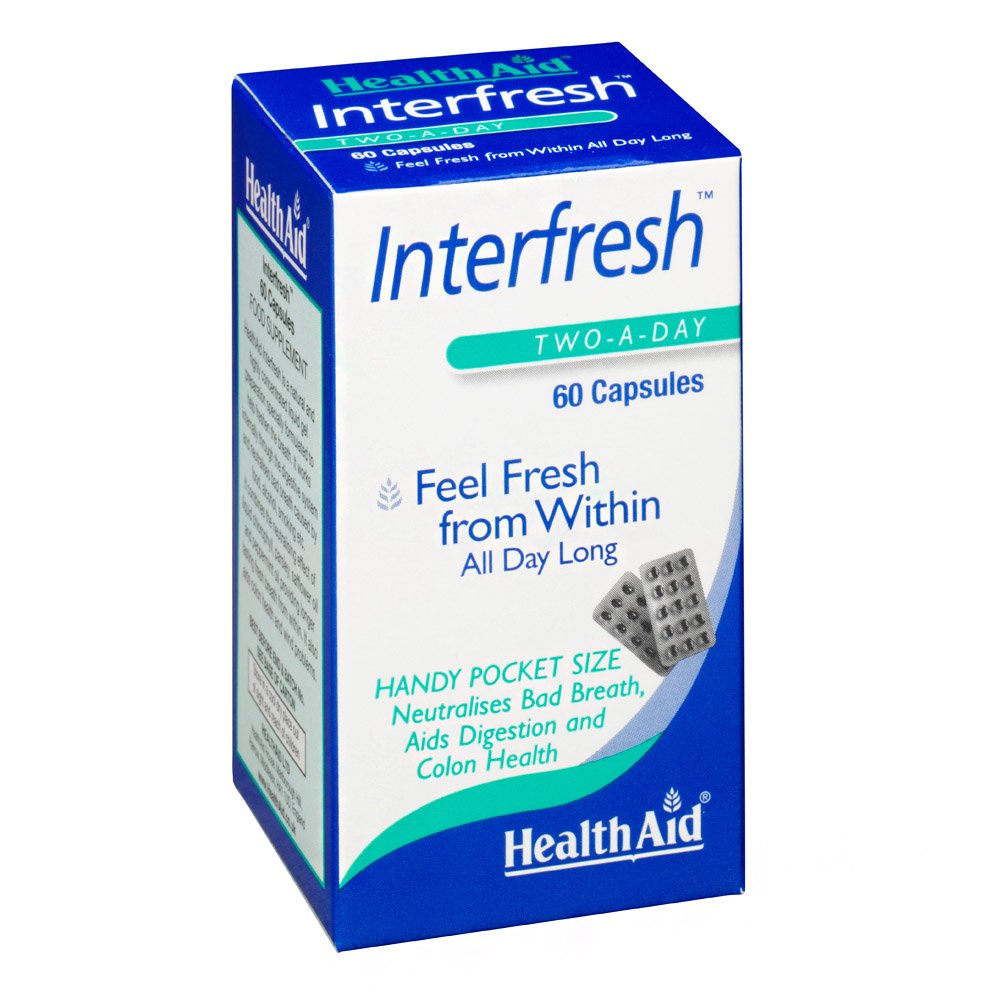 Health Aid Inter Fresh Breath Fresh, 60 κάψουλες