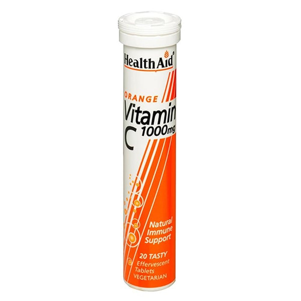 Health Aid Vitamin C 1000mg Orange 20 αναβράζοντα δισκία Health Aid Vitamin C 1000mg Orange 20 αναβράζοντα δισκία