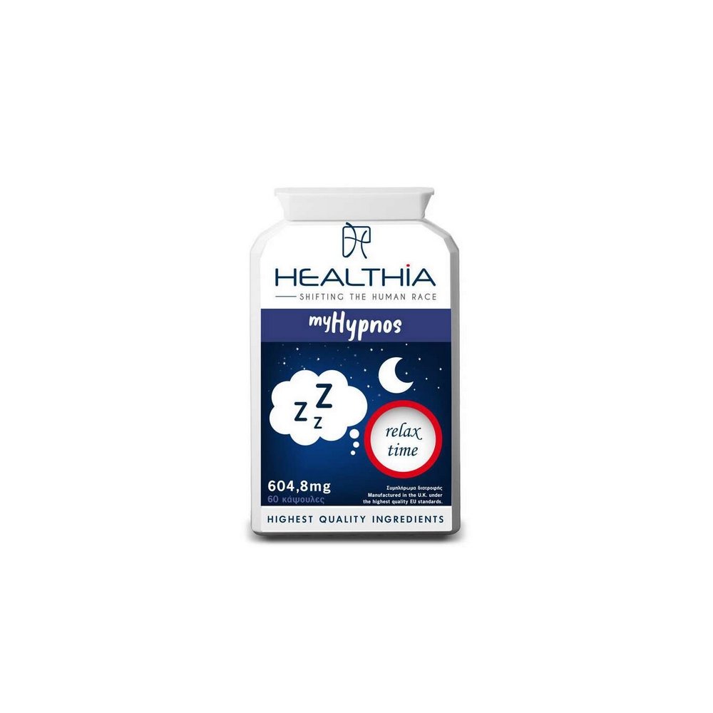 Healthia My Hypnos για την Καταπολέμηση της Αϋπνίας 604,8mg, 60caps