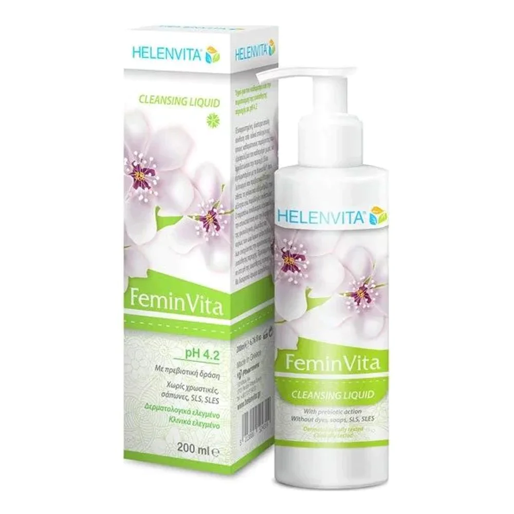 Helenvita FeminVita Cleansing Liquid PH4.2, 200ml Helenvita FeminVita Cleansing Liquid PH4.2, 200ml