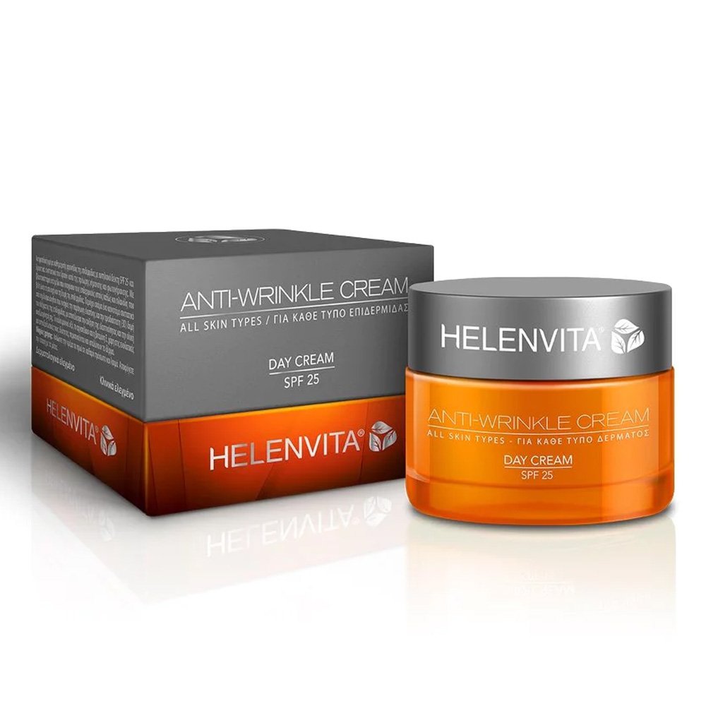Helenvita Anti Wrinkle Day Cream SPF25 All Skin Types Αντιρυτιδική Κρέμα Ημέρας για Όλους τους Τύπους Επιδερμίδας, 50ml
