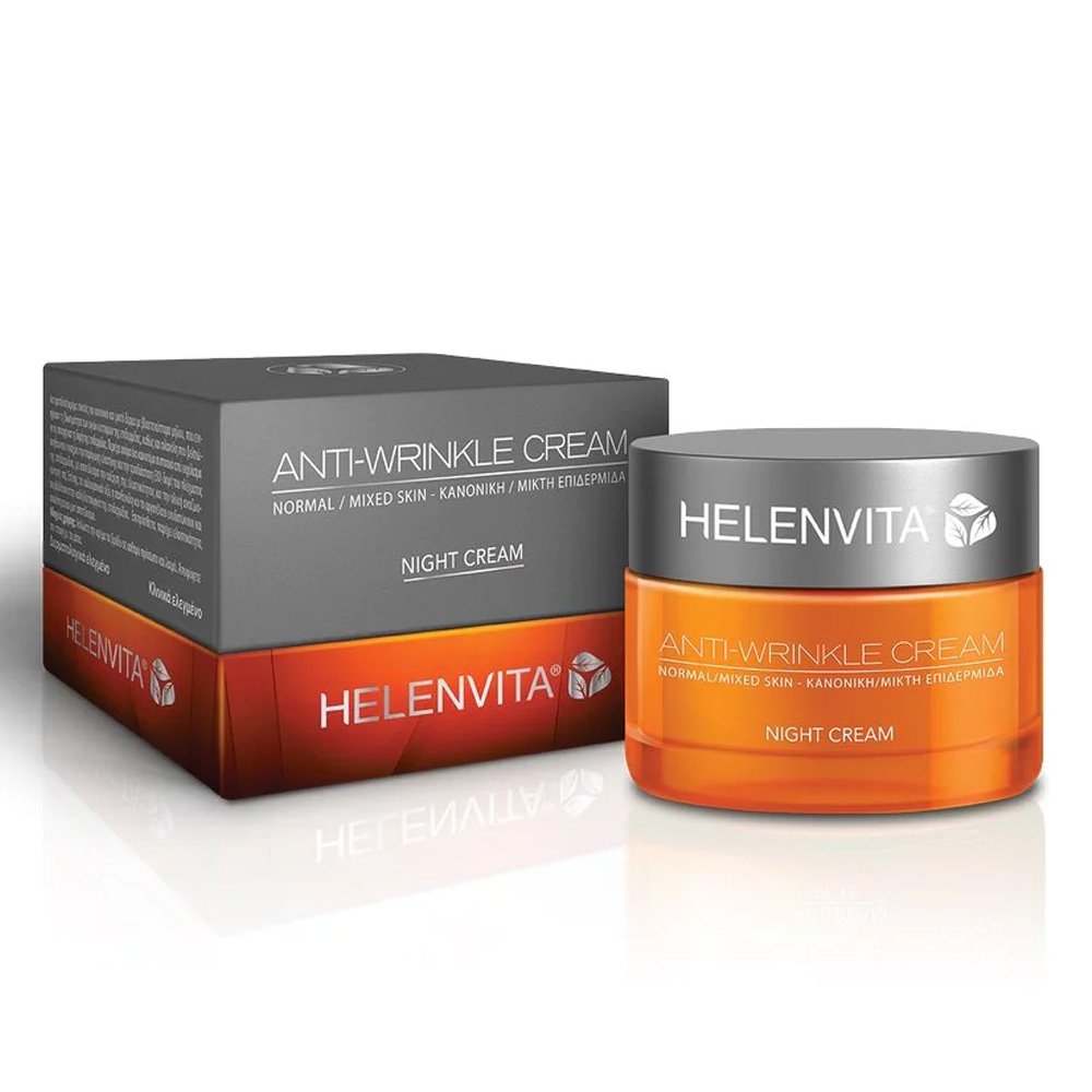 Helenvita Anti Wrinkle Night Cream Normal/Mixed Skin Αντιρυτιδική Κρέμα Νυκτός για Κανονική/Μικτή Επιδερμίδα, 50ml