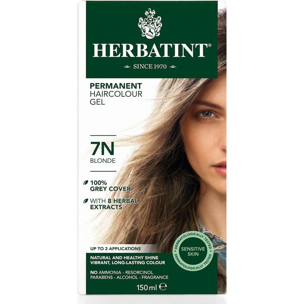 Herbatint Φυτική Βαφή Μαλλιών 7N Ξανθό, 150ml