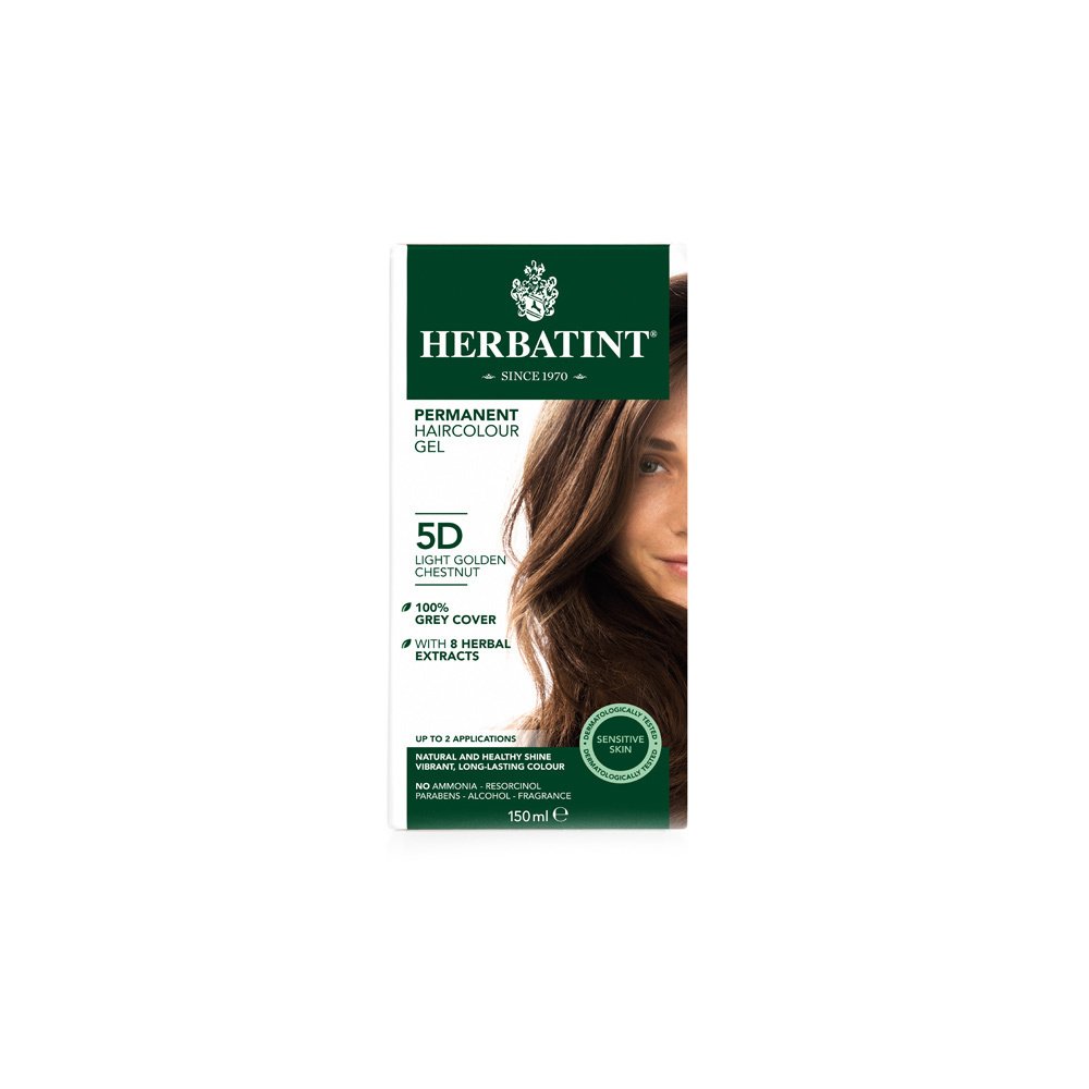 Herbatint Φυτική Βαφή Μαλλιών 5D Χρυσαφί, 150ml