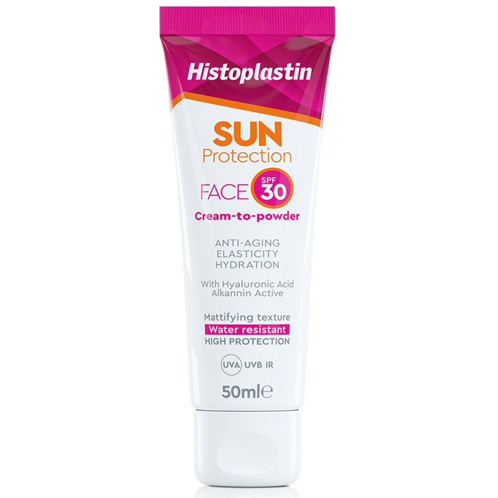 Histoplastin Sun Protection Face Cream to Powder SPF30, 50ml