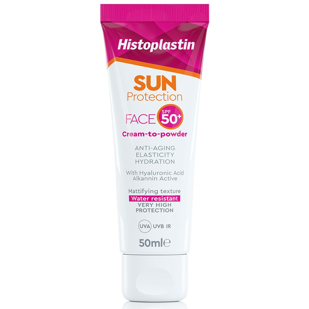 Histoplastin Sun Protection Face Cream to Powder SPF50, 50ml