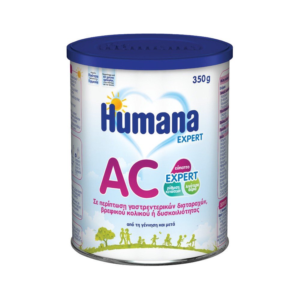 Humana AC Expert Ειδικό Γάλα για την Αντιμετώπιση των Βρεφικών Κολικών και της Δυσκοιλιότητας 350g