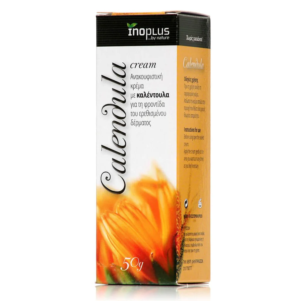 Inoplus Calendula Cream Αλοιφή Καλέντουλας, 50gr Inoplus Calendula Cream Αλοιφή Καλέντουλας, 50gr