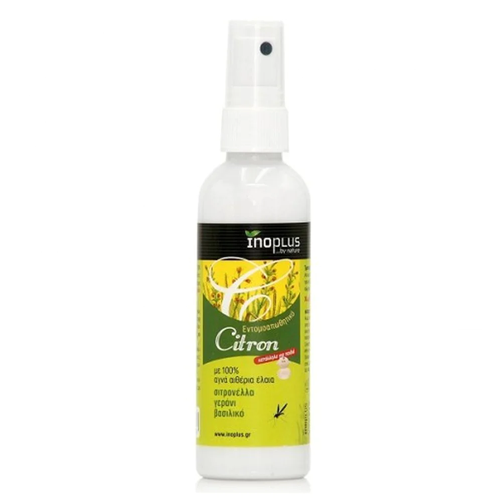 Ino Plus Citron Εντομοαπωθητικό Γαλάκτωμα σε Spray Κατάλληλο για Παιδιά, 100ml Ino Plus Citron Εντομοαπωθητικό Γαλάκτωμα σε Spray Κατάλληλο για Παιδιά, 100ml