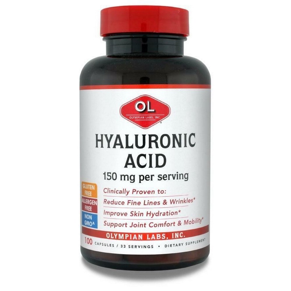 Inpa Olympians Labs Hyaluronic Acid Συμπλήρωμα Διατροφής με Υαλουρονικό Οξύ, 100 κάψουλες