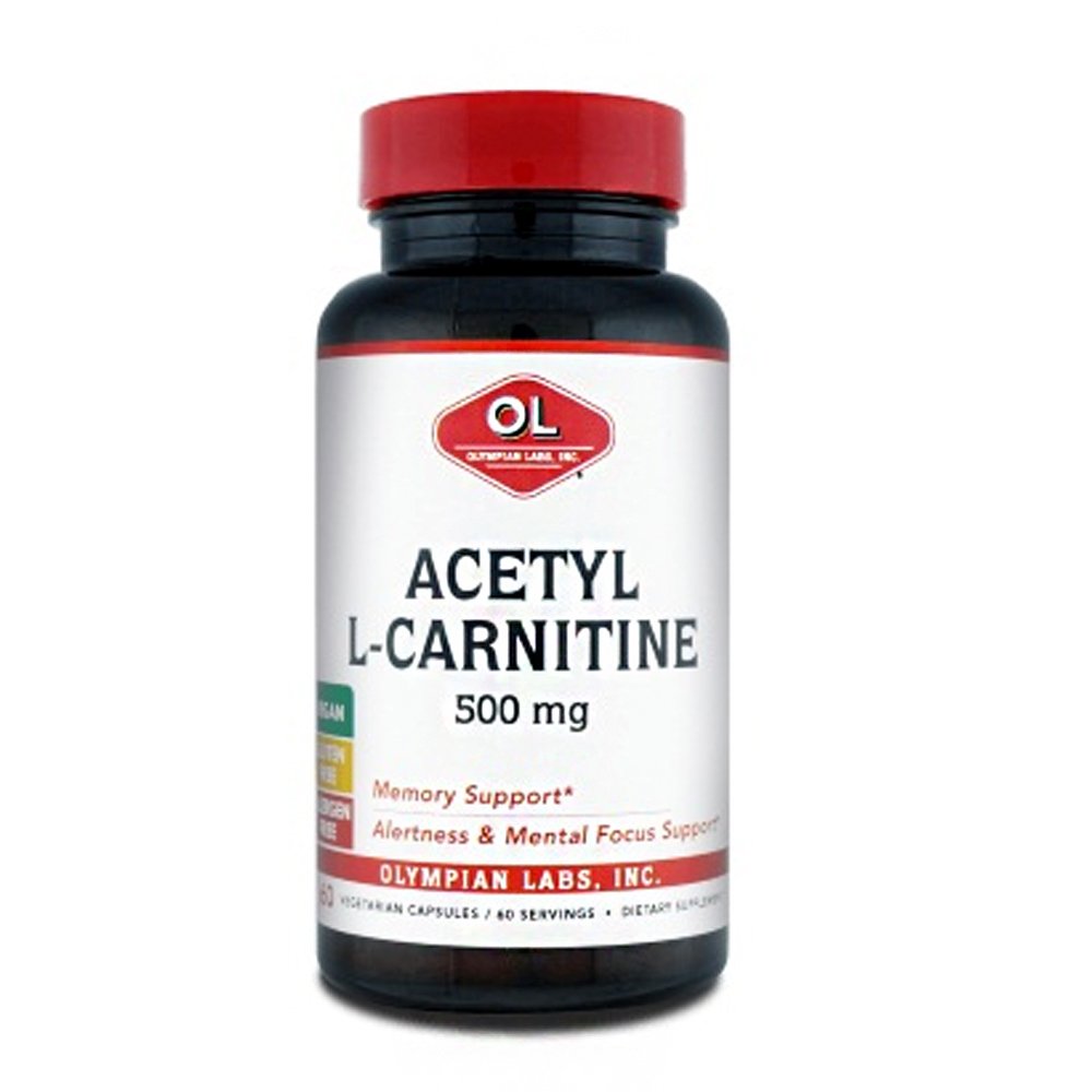 Inpa Olympian Labs Acetyl L Carnitine Συμπλήρωμα Διατροφής για την Αντιγήρανση του Δέρματος & των Ιστών 500 mg, 60 caps