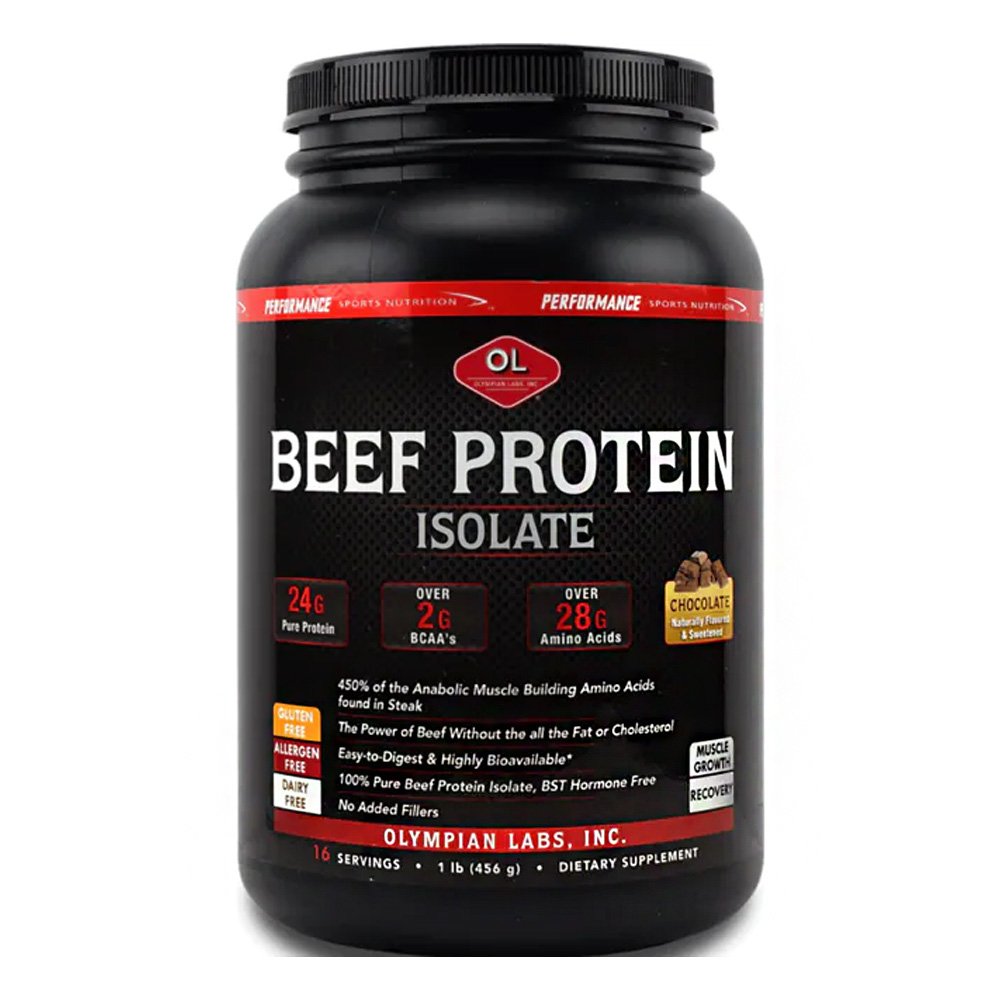 Inpa Olympian Labs Beef Protein 98 % Choco Flavor, 454 gr