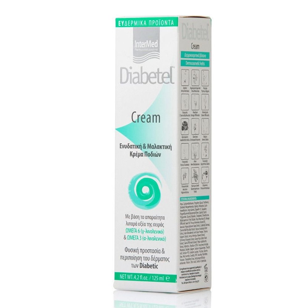 Intermed Diabetel Cream Ενυδατική Κρέμα Ποδιών για το Διαβητικό Πόδι, 125ml