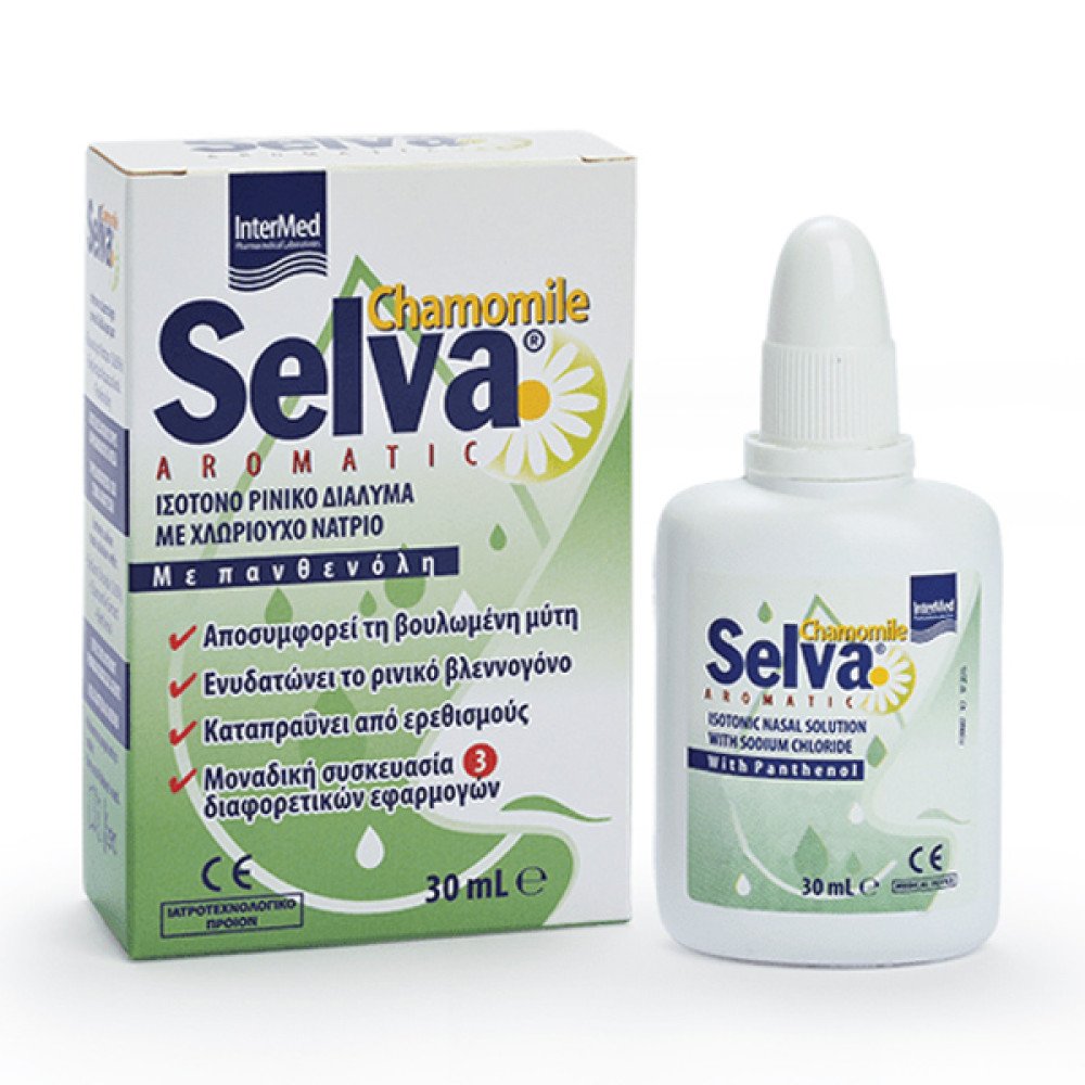 InterMed Selva Chamomile Aromatic Nasal Solution Ρινικό Διάλυμα με Άρωμα Ευκαλύπτου, 30ml