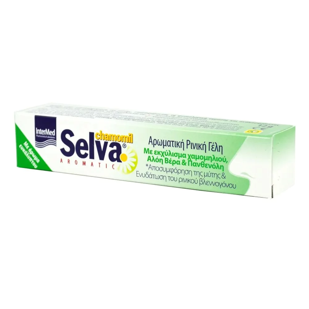 Intermed Selva Chamomile Aromatic Gel, Ρινική Αρωματική Γέλη, 12g Intermed Selva Chamomile Aromatic Gel, Ρινική Αρωματική Γέλη, 12g