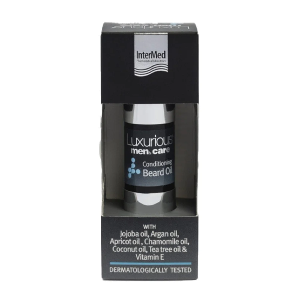 Intermed Luxurious Men’s Care Conditioning Beard Oil Μαλακτικό Λάδι για τα Γένια, 15ml Intermed Luxurious Men’s Care Conditioning Beard Oil Μαλακτικό Λάδι για τα Γένια, 15ml