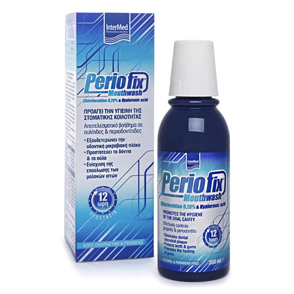 Intermerd Periofix Στοματικό Διάλυμα 0.20%, 250ml Intermerd Periofix Στοματικό Διάλυμα 0.20%, 250ml