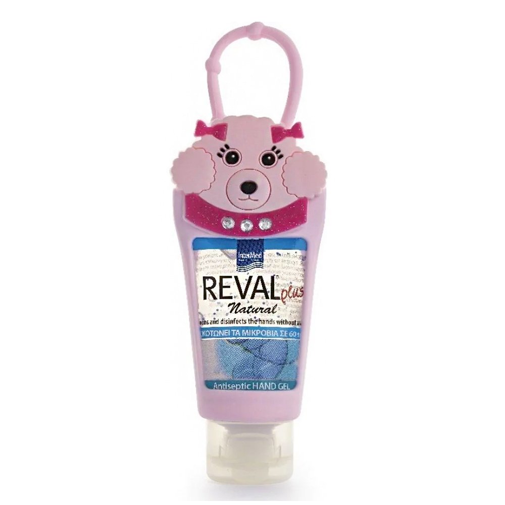 Intermed Reval Plus Natural Αντισηπτικό σε Θήκη Ροζ Σκυλάκι, 30ml