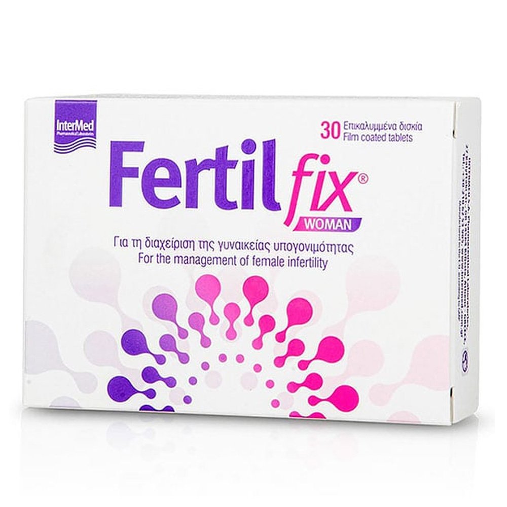 Intermed FertilFix Woman Για Τη Διαχείριση Της Γυναικείας Υπογονιμότητας, 30 Κάψουλες