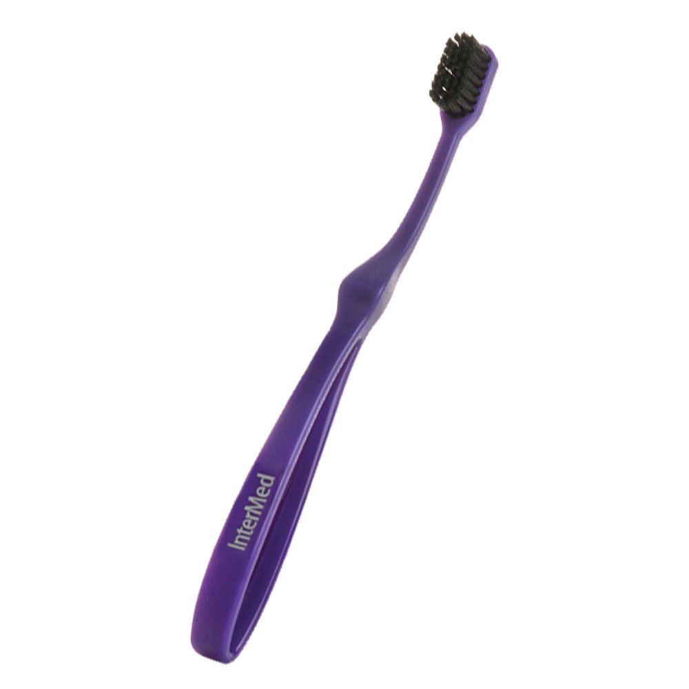 Intermed Professional Ergonomic Toothbrush Medium Purple Οδοντόβουρτσα Μωβ