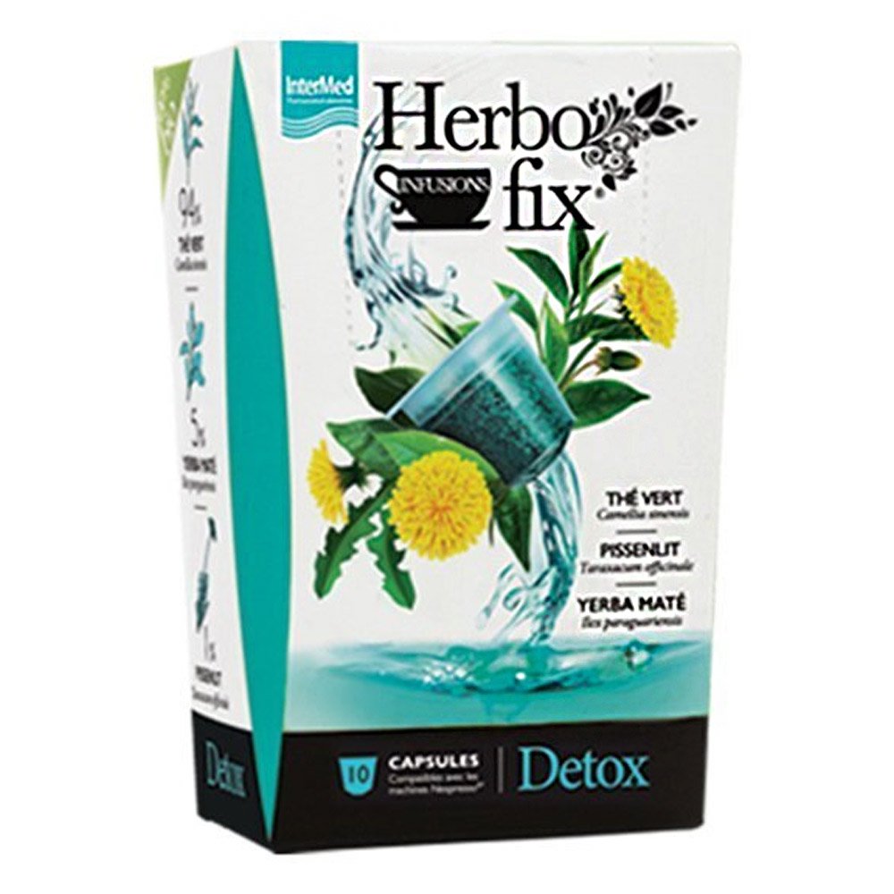 Intermed Herbofix Detox Κάψουλες Ρόφημα Βοτάνων Συμβατές με Μηχανή Nespresso, 10κάψουλες