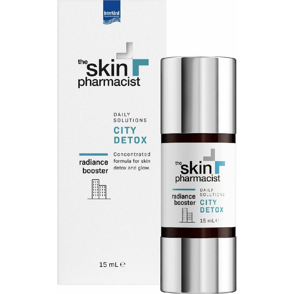 Intermed The Skin Pharmacist City Detox Radiance Booster Συμπυκνωμένη Φόρμουλα για Αποτοξίνωση & Λάμψη της Επιδερμίδας, 15ml