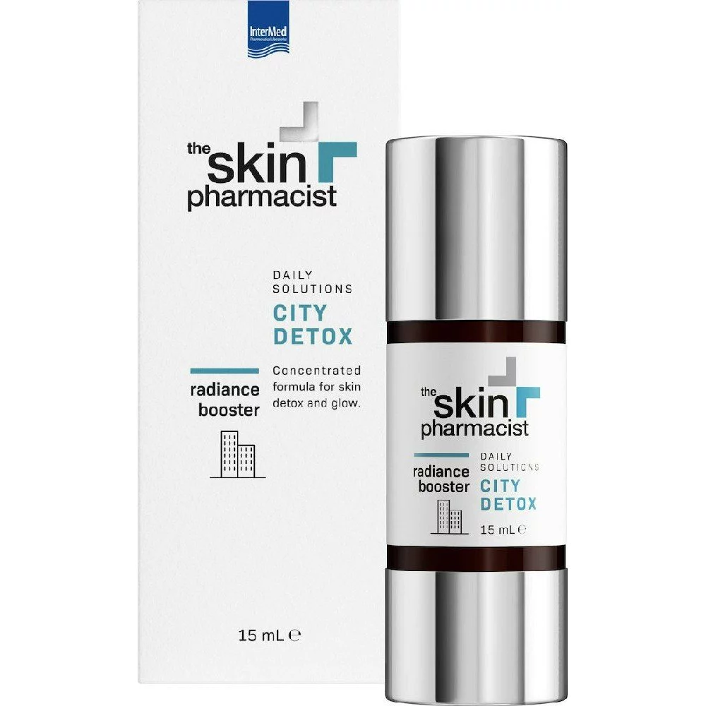 Intermed The Skin Pharmacist City Detox Radiance Booster Συμπυκνωμένη Φόρμουλα για Αποτοξίνωση & Λάμψη της Επιδερμίδας, 15ml Intermed The Skin Pharmacist City Detox Radiance Booster Συμπυκνωμένη Φόρμουλα για Αποτοξίνωση & Λάμψη της Επιδερμίδας, 15ml