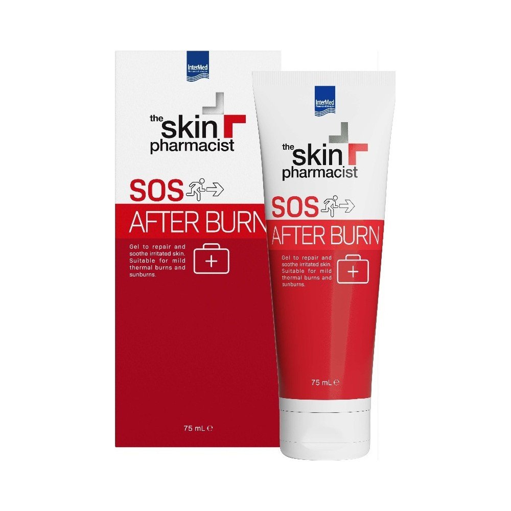 Intermed The Skin Pharmacist SOS After Burn Γέλη που Επανορθώνει & Καταπραΰνει το Ερεθισμένο Δέρμα, 75ml