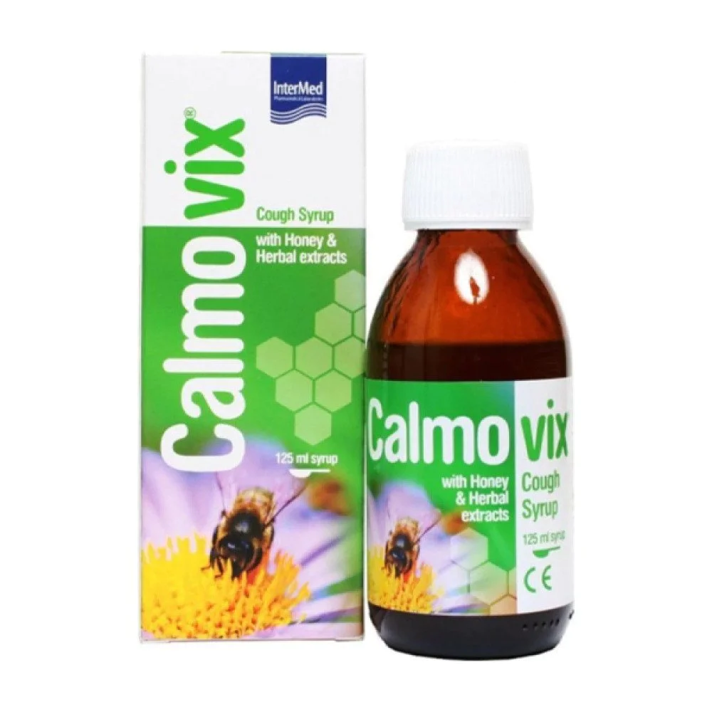 Intermed Calmovix Σιρόπι για το Βήχα με Μέλι & Φυτικά Εκχυλίσματα, 125ml Intermed Calmovix Σιρόπι για το Βήχα με Μέλι & Φυτικά Εκχυλίσματα, 125ml