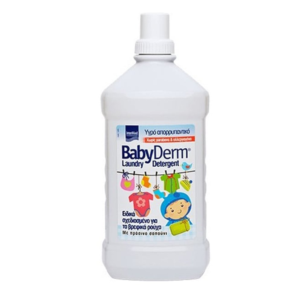 Intermed BabyDerm Laundry Detergent Υγρό Απορρυπαντικό για Παιδικά Ρούχα, 1.4lt
