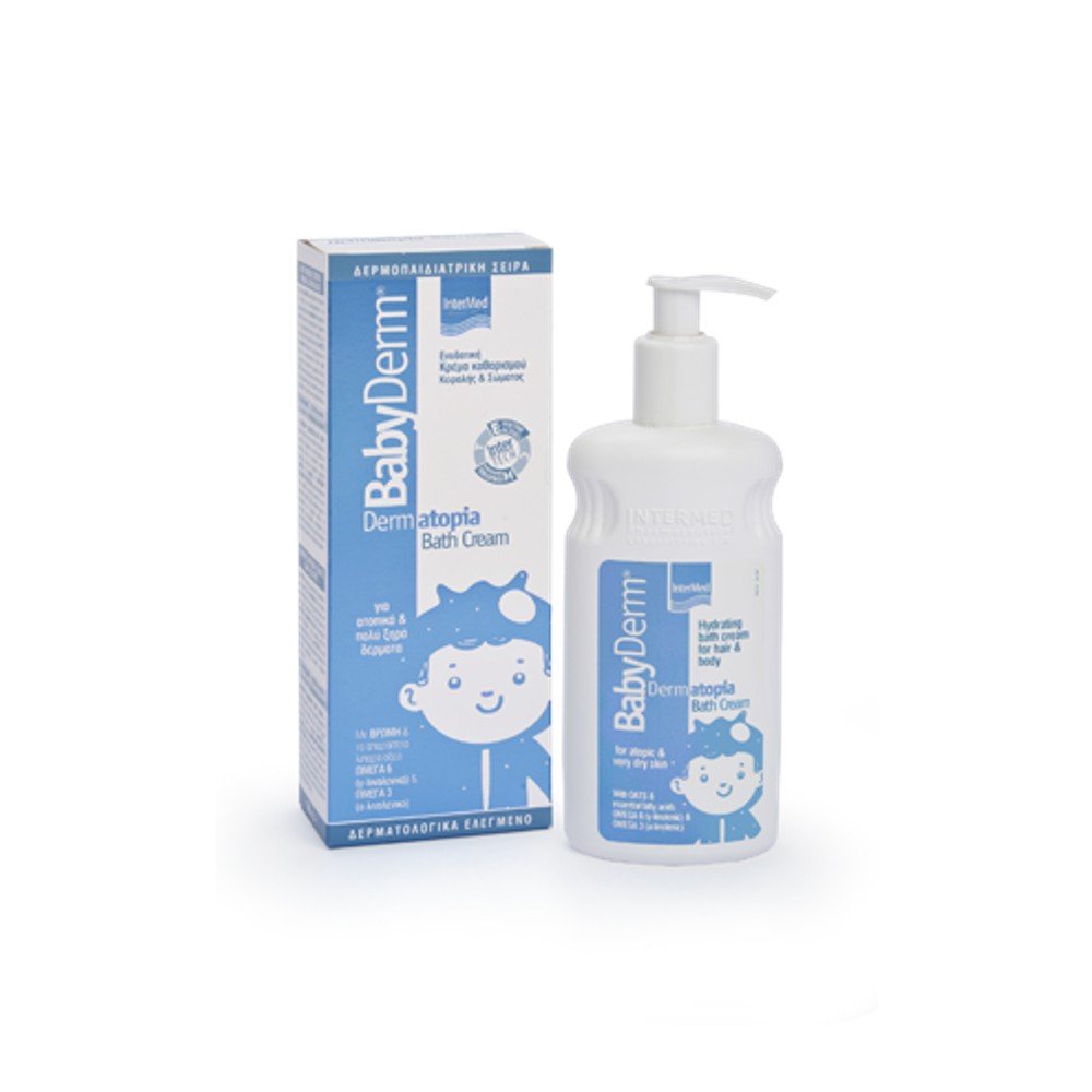 Intermed Babyderm Bath Cream για Δέρμα με Ατοπική Προδιάθεση & Έντονη Ξηρότητα, 300ml