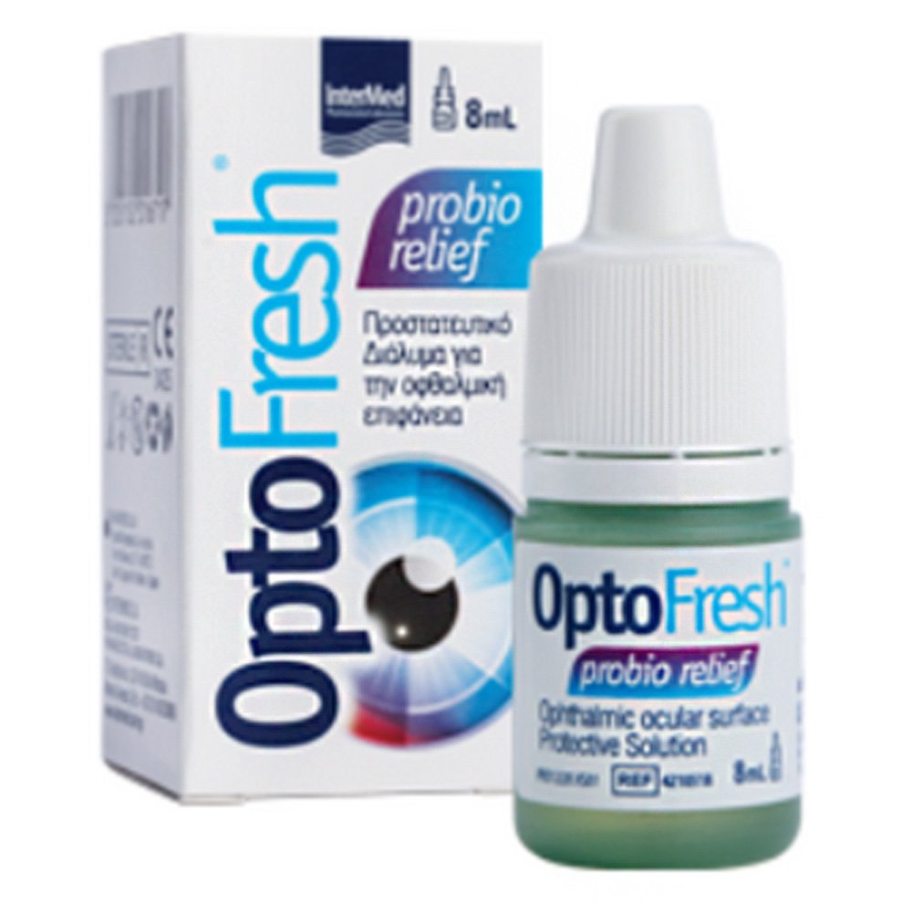Intermed OptoFresh Probio Relief Οφθαλμικές σταγόνες, 8ml