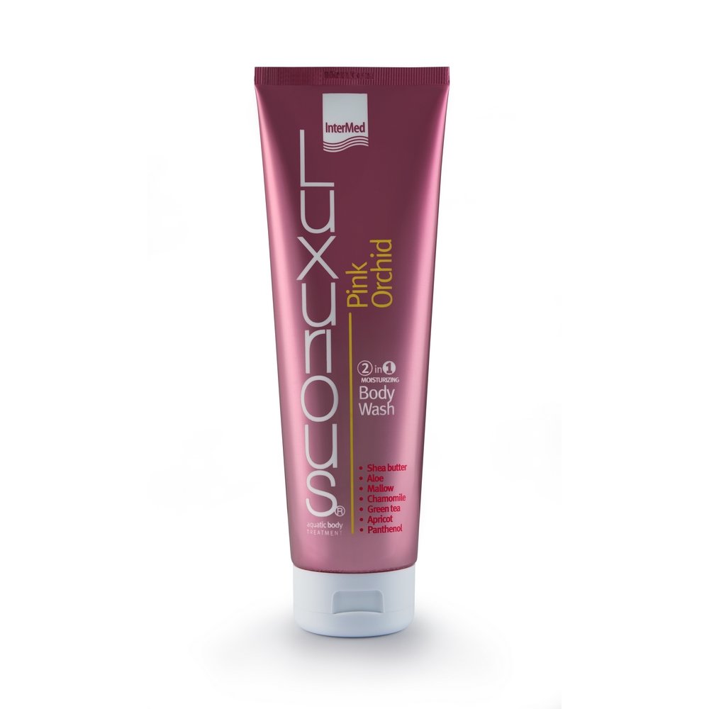 Intermed Luxurious 2in1 Body Wash & Moisturizing Cream Αφρόλουτρο & Κρέμα Σώματος Pink Orchid, 280ml