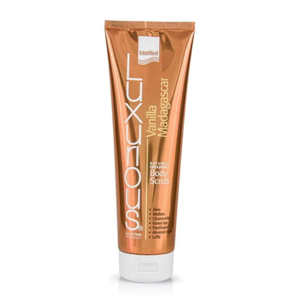 Intermed Luxurious Natural Exfoliating Scrub Vanilla Απολεπιστικό Σώματος με Άρωμα Βανίλια, 280ml Intermed Luxurious Natural Exfoliating Scrub Vanilla Απολεπιστικό Σώματος με Άρωμα Βανίλια, 280ml