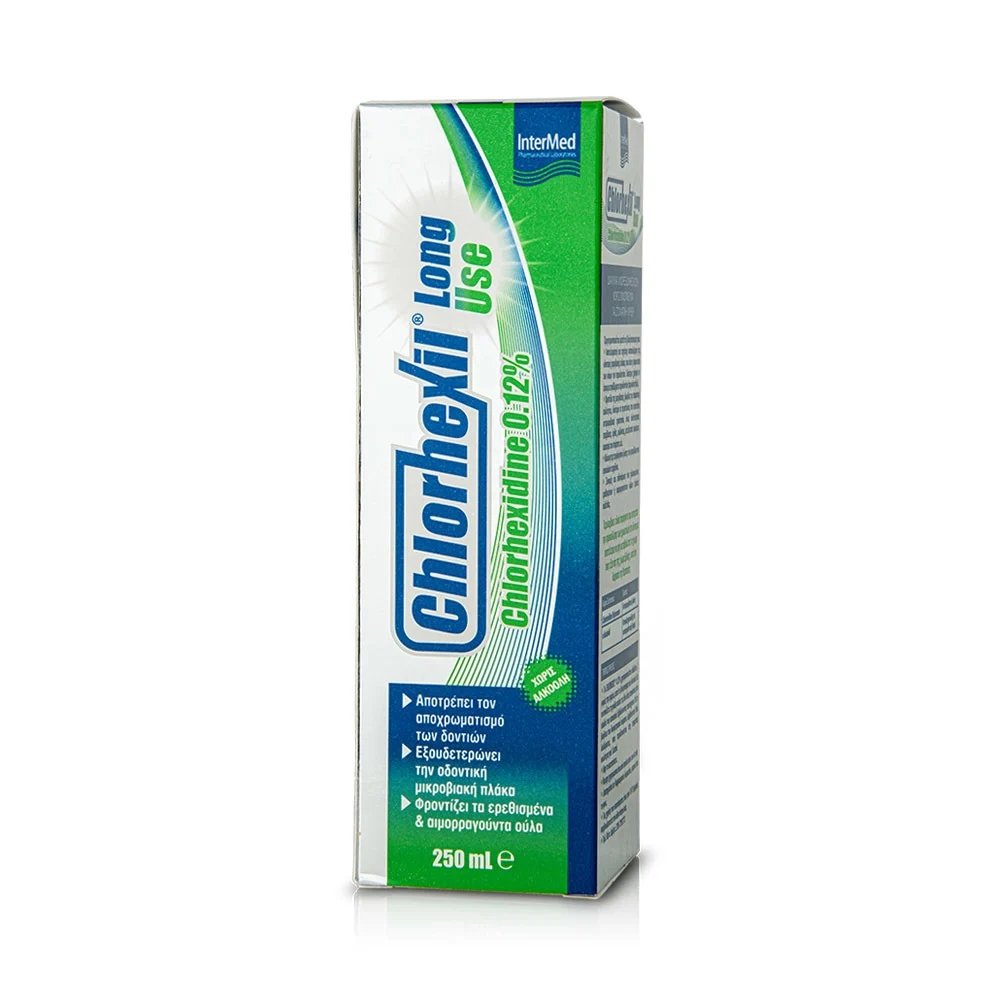 Intermed Chlorhexil 0.12% Mouthwash Long Use Στοματικό Διάλυμα με χλωρεξιδίνη 0.12%, 250ml