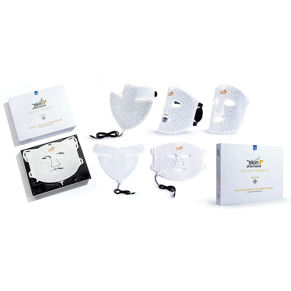 The Skin Pharmacist Led Light Therapy Kit Μάσκα Φωτοθεραπείας Αναζωογόνησης & Αντιγήρανσης για Πρόσωπο, Λαιμό & Ντεκολτέ, 1σετ The Skin Pharmacist Led Light Therapy Kit Μάσκα Φωτοθεραπείας Αναζωογόνησης & Αντιγήρανσης για Πρόσωπο, Λαιμό & Ντεκολτέ, 1σετ