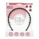 Invisibobble Hairhalo True Dark Sparkle, Στέκα Μαλλιών,1τμχ Invisibobble Hairhalo True Dark Sparkle, Στέκα Μαλλιών,1τμχ